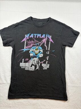 Batman Metallica Collab Graphic Black Short-Sleeve Men's T-Shirt